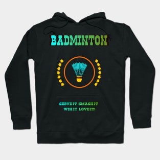 Badminton Smash it Hoodie